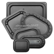 2pcs Speaker Passive Radiator Auxiliary Bass Woofer Rubber Vibration Plate 2