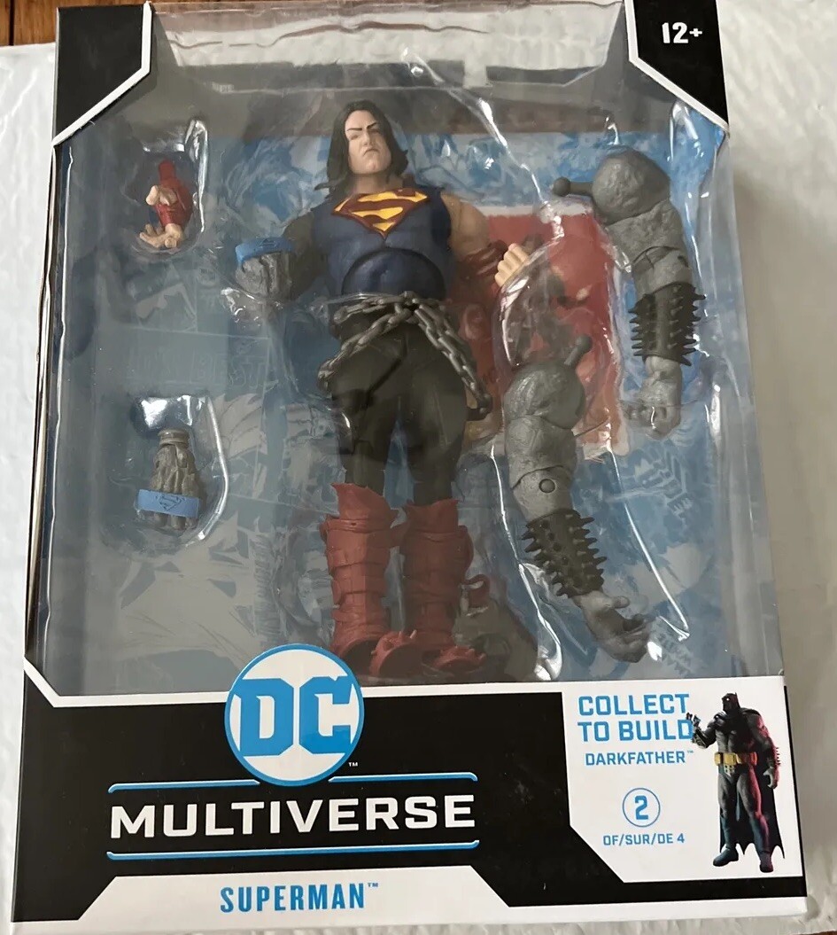 McFarlane DC Build-A 7In Figure Wave 4 - Death Metal - Superman (Multicolore 15417-7) + Pezzo Assemblaggio - 3