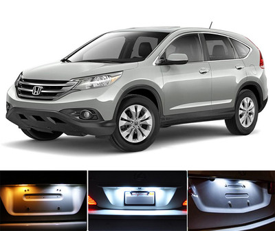 Xenon White License Plate Tag 168 LED light bulbs for Honda CRV CR-V (2  Pcs)