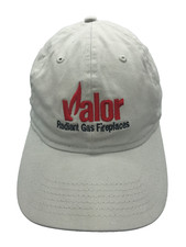 Valor Radiant Gas Fireplaces Strapback Adult Khaki Embroidered Baseball Cap