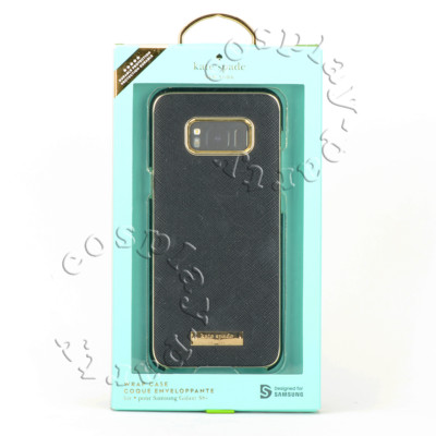 Kate Spade Wrap Leather Case Cover For Samsung Galaxy S8+ Plus - Saffiano Black