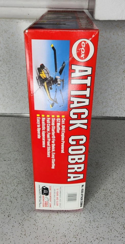Cox 049 ATTACK COBRA New Never Flown New Open Box Sealed Inside - Image 2 of 4