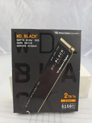 WD BLACK SN770 2TB M.2 2280 NVMe GEN4 Internal SSD - NEW AND SEALED - SHIPS FAST