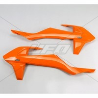 UFO KüHlerspoiler Passt An KTM SX SXF 16-18, EXC EXC-F XC-W 17-19 Orange