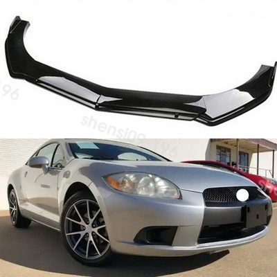 For Mitsubishi Eclipse Front Bumper Lip Splitter Spoiler Glossy Black Body Kit
