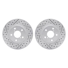 For Subaru Impreza 93-01 R1 Concepts Drilled & Slotted Front Brake Rotor Set