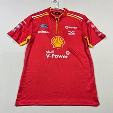 Shell Ford Dick Johnson Racing DJR V8 Supercars Team Polo Shirt Mens Medium M