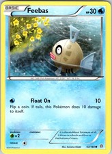 Feebas 43/160 Common Primal Clash Pokemon Moderately Played