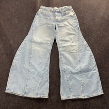 FREE PEOPLE We The Free Eden High Slouchy Flare Jeans Women's Size 25S