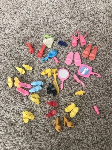 Vintage Barbie Doll Shoes Accessories Lot Vintage Barbie Doll Accessories