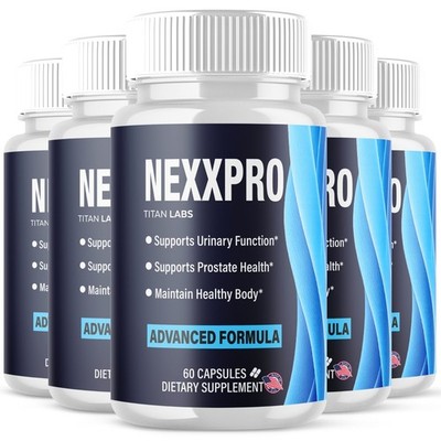 (5 Pack) NexxPro Advanced Male Health Support Supplement Nexx Pro 300 Capsules
