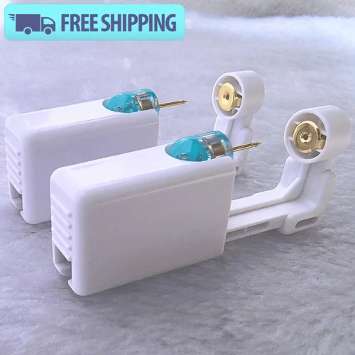 Self Piercing Kit with Disposable Ear Piercing Gun Ear Stud Kit for Women Girls - product listing photo