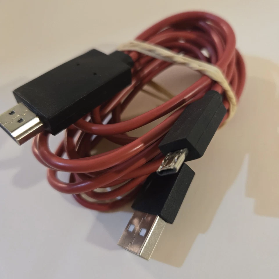 Skivatech HDMI 1080P HDTV Adapter MHL Micro USB Cable Converter for Smartphone - Image 4 of 4