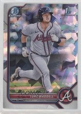 2022 Bowman Chrome Prospects Atomic Refractor Luke Waddell #BCP-48 14ll