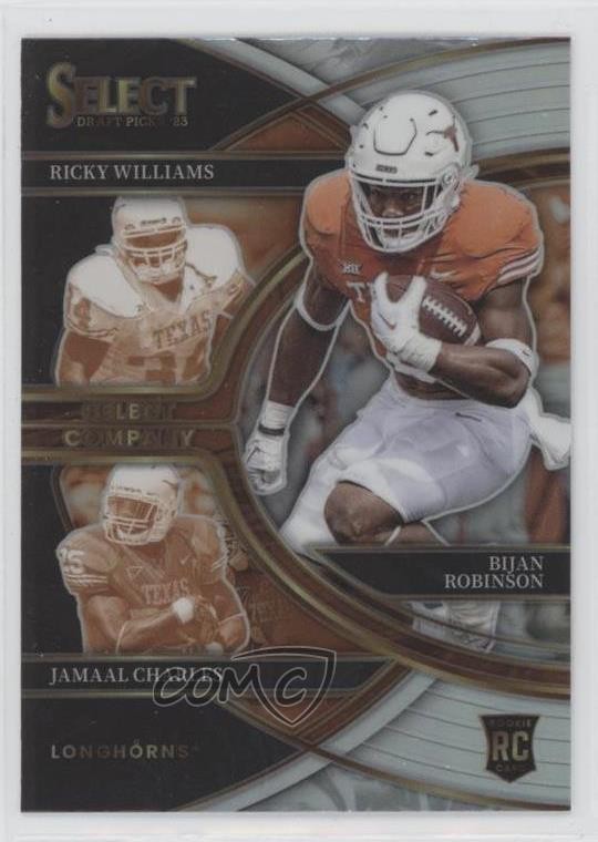 2023 Select Draft Picks Company Silver Prizm Bijan Robinson Rookie RC 0i1b
