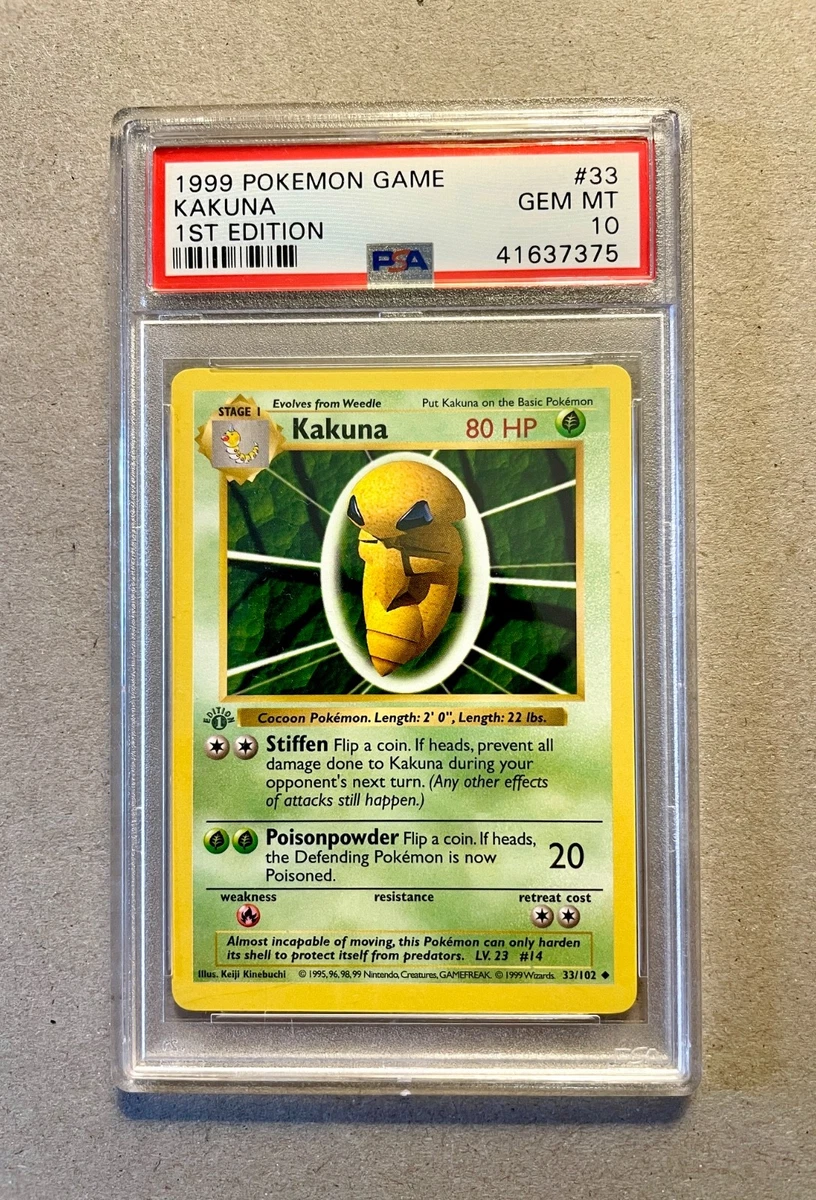 Las mejores ofertas en Kakuna 033/102 Base Set (Shadowless) | eBay