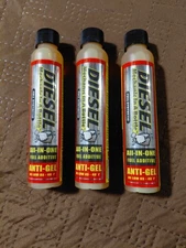 3 Pack Mechanic in a Bottle 4 oz. Synthetic Diesel Anti-Gel Fuel Treatment