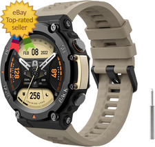 Watch Band Compatible with Amazfit T-Rex 2 Outdoor GPS Smartwatch Soft