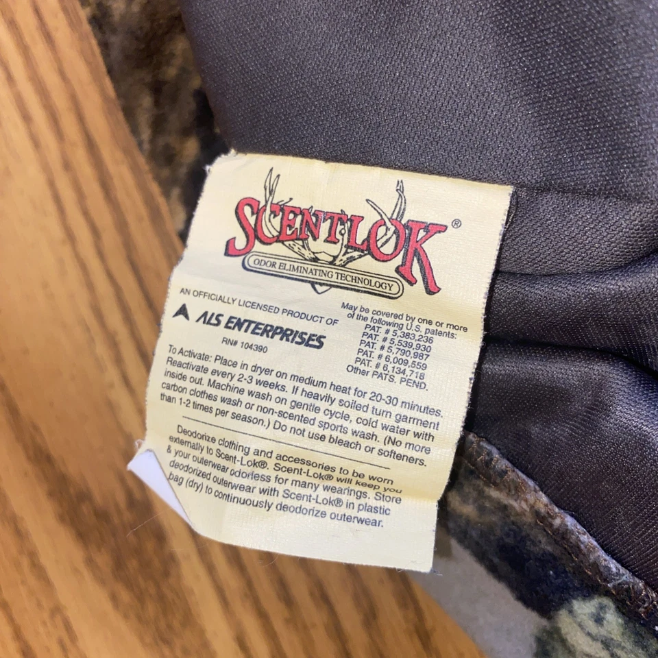 Cabelas ScentLok Heavy Fleece Mossy Oak Camo Hunting Pants Size Waist 38 Tall - Image 4 of 4