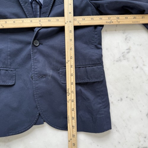 J Crew CREWCUTS Boys Size 10 Thompson Suit Jacket Flex Chino Union Blue $99 - Picture 6 of 10