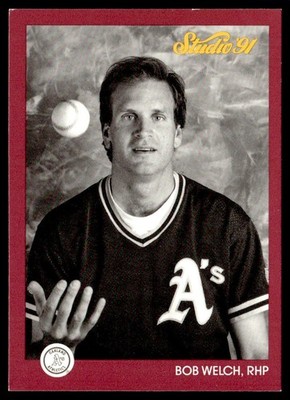 1991 Studio Bob Welch Oakland Athletics #110