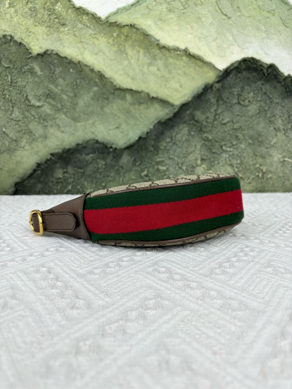 GUCCI Ophidia retro Canvas patchwork leather hand… - image 6