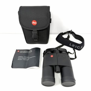 Leica Geovid 10x42 BRF Laser Rangefinder Binoculars Black W/ Pouch & Manual