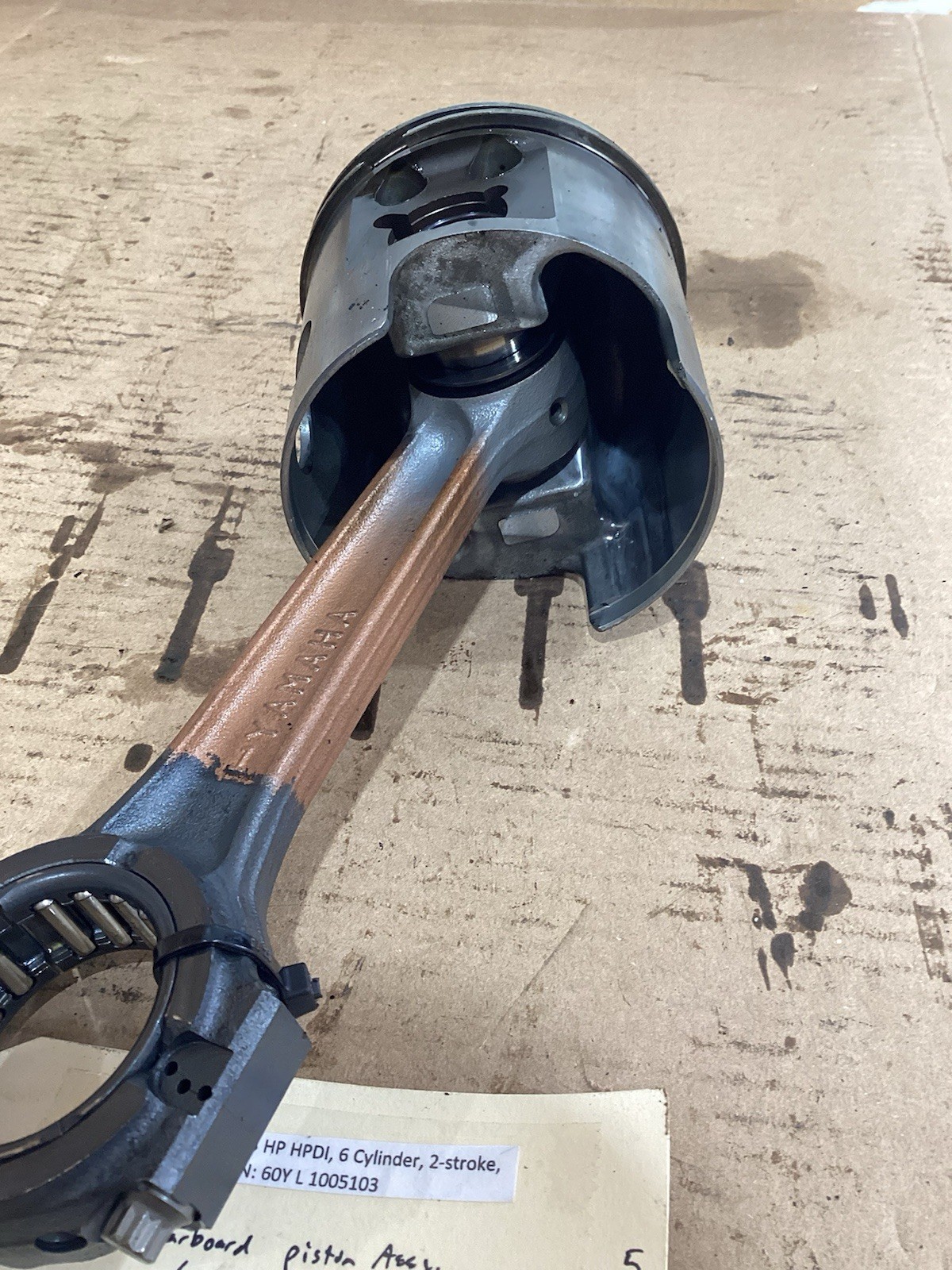 Yamaha HPDI Standard Bore Starboard STBD Piston 200 225 250 HP 3.3 L