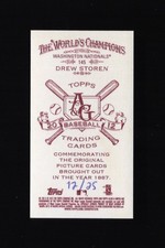 2012 Topps Allen & Ginter Mini Red Back #145 Drew Storen 12/25
