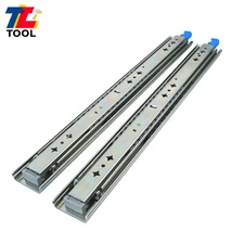 Industrial 18" Locking Slides 250lb - Full Extension Ball Bearing With Lock