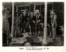 The Girl From San Lorenzo The Cisco Kid 1950 original lobby card cowboys