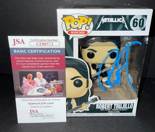 Robert Trujillo Metallica Bassist Autographed Signed Funko JSA Authenticated