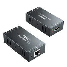 Hdmi Extender 165ft Over Single Cat5e/6 Ethernet Extend 1080p60hz Video No Delay