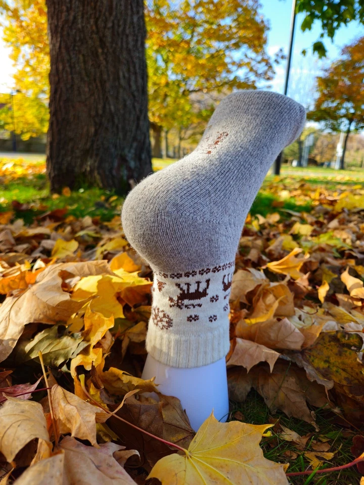 Calcetines térmicos 100 % lana Yak - Ultra cálidos y cómodos - Talla 6-7 1/2 CYGB35 Foto 2 de 4