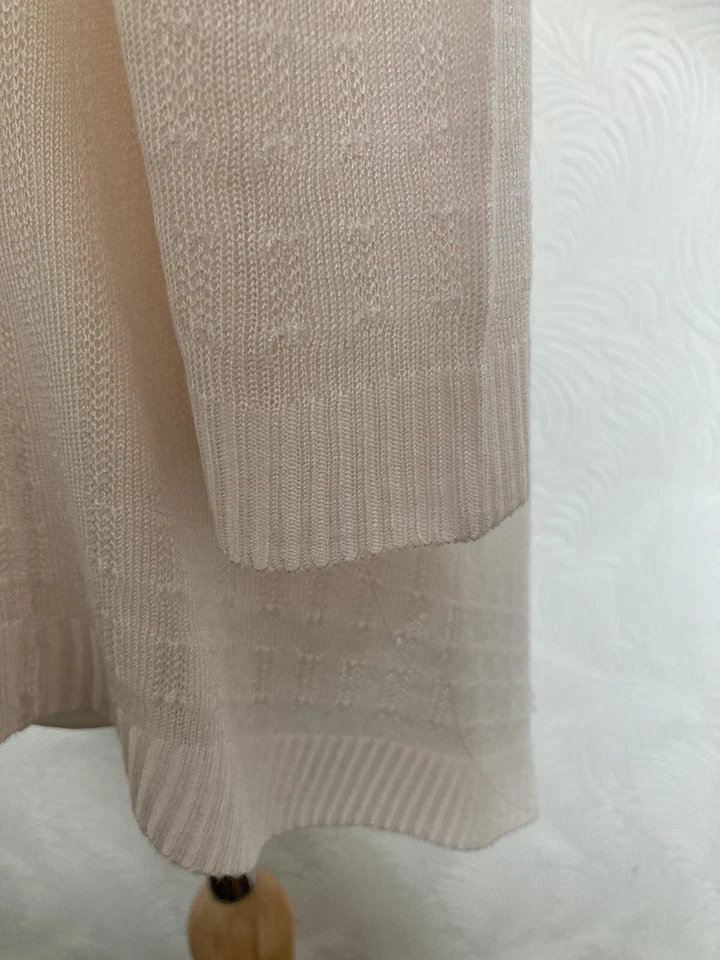 Cardigã feminino Noa Noa manga comprida rosa tamanho M - Imagem 4 de 4