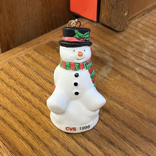 1998 CVS Schneemann Christbaumschmuck - Bild 1 von 7
