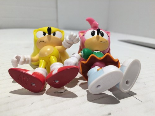 Figuras de acción de 3" Jakks Sega Sonic the Hedgehog Classic Super Sonic & Amy - Imagen 5 de 9