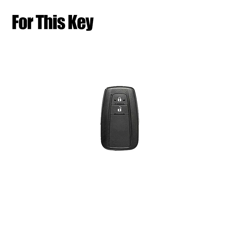 Funda de cuero genuino para llave de coche para Toyota Corolla 86 Camry RAV4 CH-R Prius Foto 2 de 4