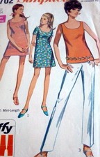 LOVELY VTG 1960s DRESS PANTS Sewing Pattern 12/34
