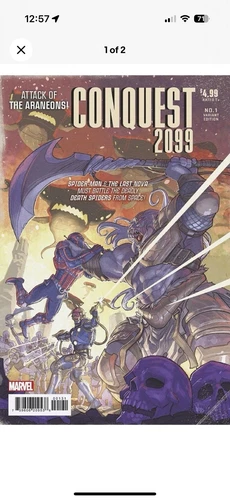 Conquest 2099 #1 2024 Woods Cover C Marvel Comics NM