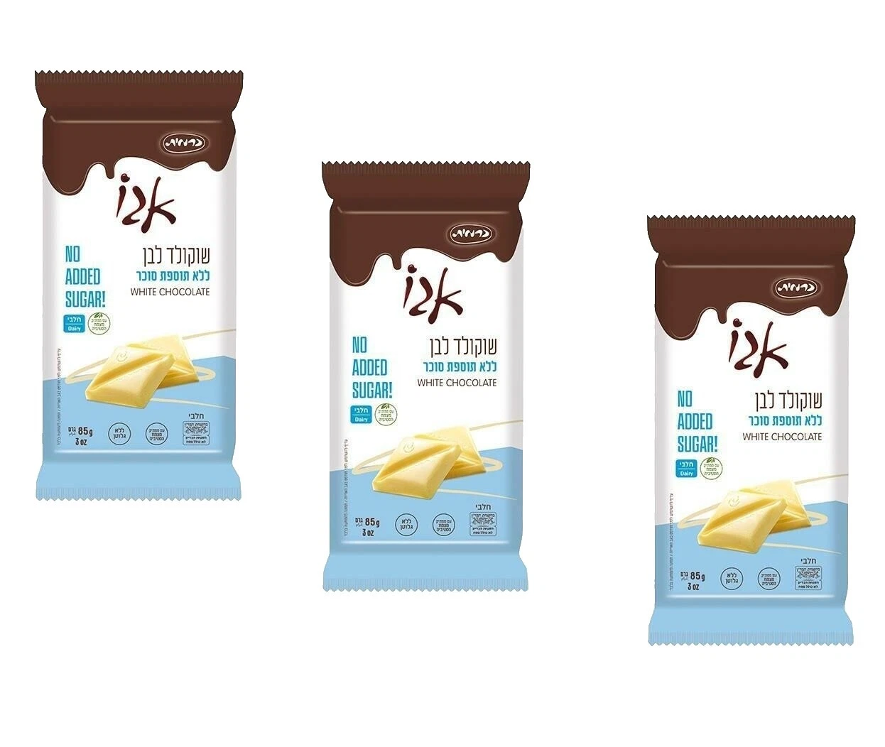 Chocolates blanco chocolate sin azúcar