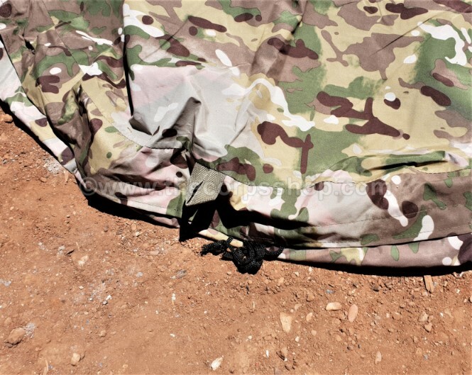 MULTICAM BIVY BAG WITH INSECT SCREEN + POLESLEEVE BREATHABLE