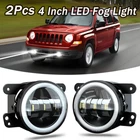 Pair Bumper LED Fog Lights Fit For Jeep Patriot 2007 2008 2009 2010-2016 2017