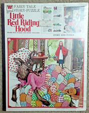 New/Sealed Vintage 1973 LITTLE RED RIDING HOOD Whitman Fairy Tale Story& Puzzle 
