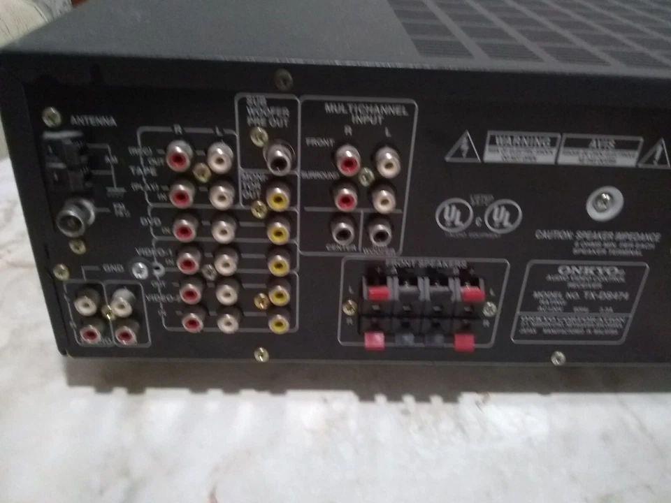 ONKYO TX-DS474 AV 5.1 Surround Sound Receiver Dolby Digital DTS W Antenna READ - Image 4 of 4