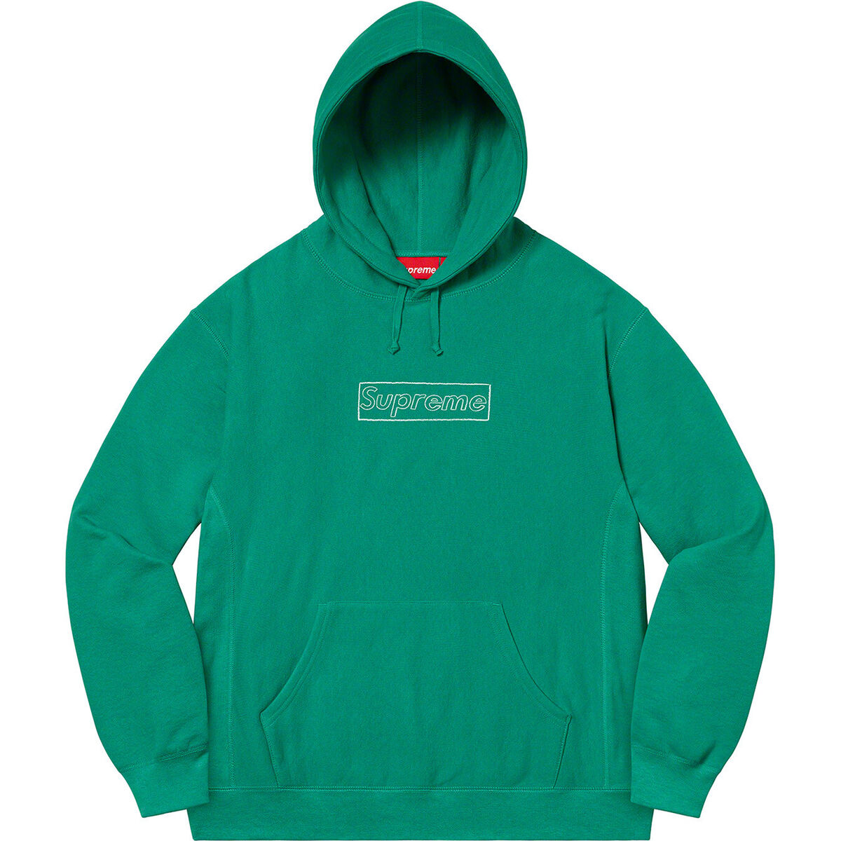 Supreme x KAWS Chalk Logo Hooded Sweatshirt SS21 (SS21SW39) Men Sizes S-XL