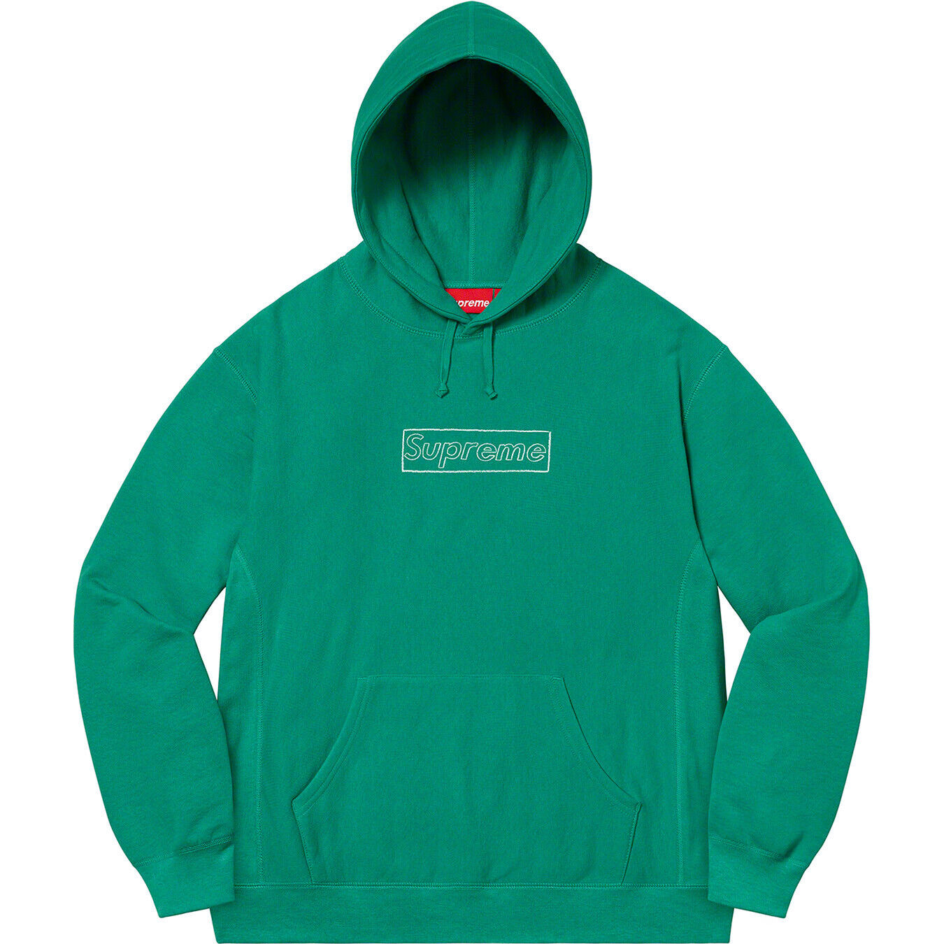 Supreme x Kaws Men's Chalk Logo Hoodie