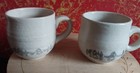 Vintage Studio Art Pottery 1984 Handmade Japanese Mother Father Small Tea Cups  — photo 7
