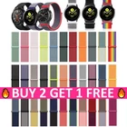 Nylon Sport Loop 20mm 22mm Watch Band Strap For Samsung Galaxy Active 2 S3 46mm