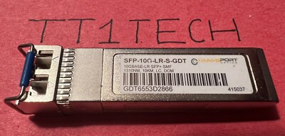Transport | SFP-10G-LR-S-GDT 10GBASE-LR SFP+ SMF 1310nm 10km LC DOM Transceiver